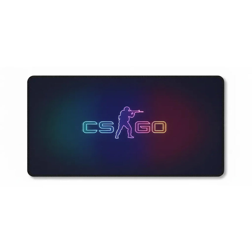 Tapis de souris Gaming CS:GO Neon Edition - Précision Esport & Glisse Ultime avec design néon dynamique.
