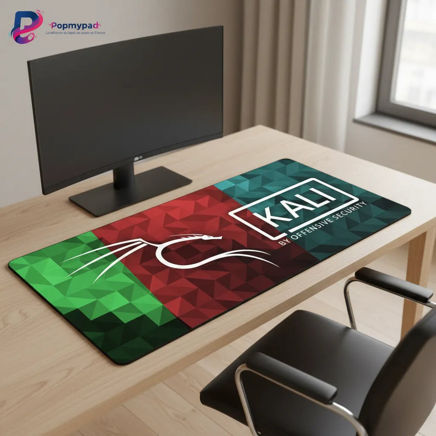 Kali Linux Gaming Mouse Pad – Geometric Edition "Offensive Security"