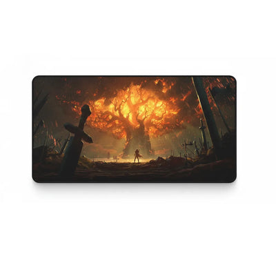 "The Burning Tree" Gaming Mouse Pad – Esports Performance & Epic Design
