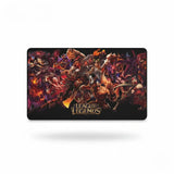 Tapis de souris Gaming League of Legends - Édition Fresque des Champions XXL avec illustrations des champions emblématiques.