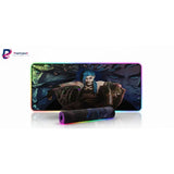 Tapis de souris Gaming League of Legends - Édition Jinx Arcane - Glisse Ultime mettant en avant Jinx et la destruction.