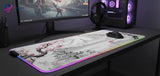 RGB Gaming Mouse Pad - Traditional Japanese Design Mount Fuji & Sakura
