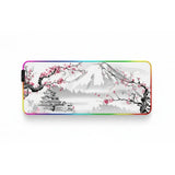 RGB Gaming Mouse Pad - Traditional Japanese Design Mount Fuji & Sakura