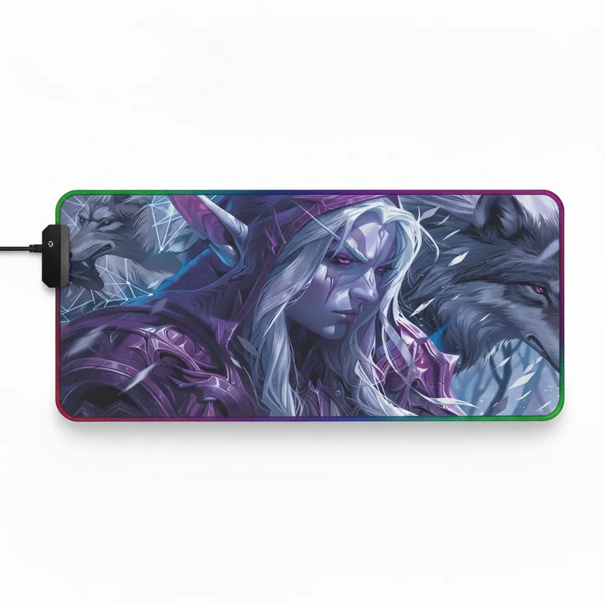 RGB Gaming Mouse Pad - World of Warcraft Night Hunt Edition