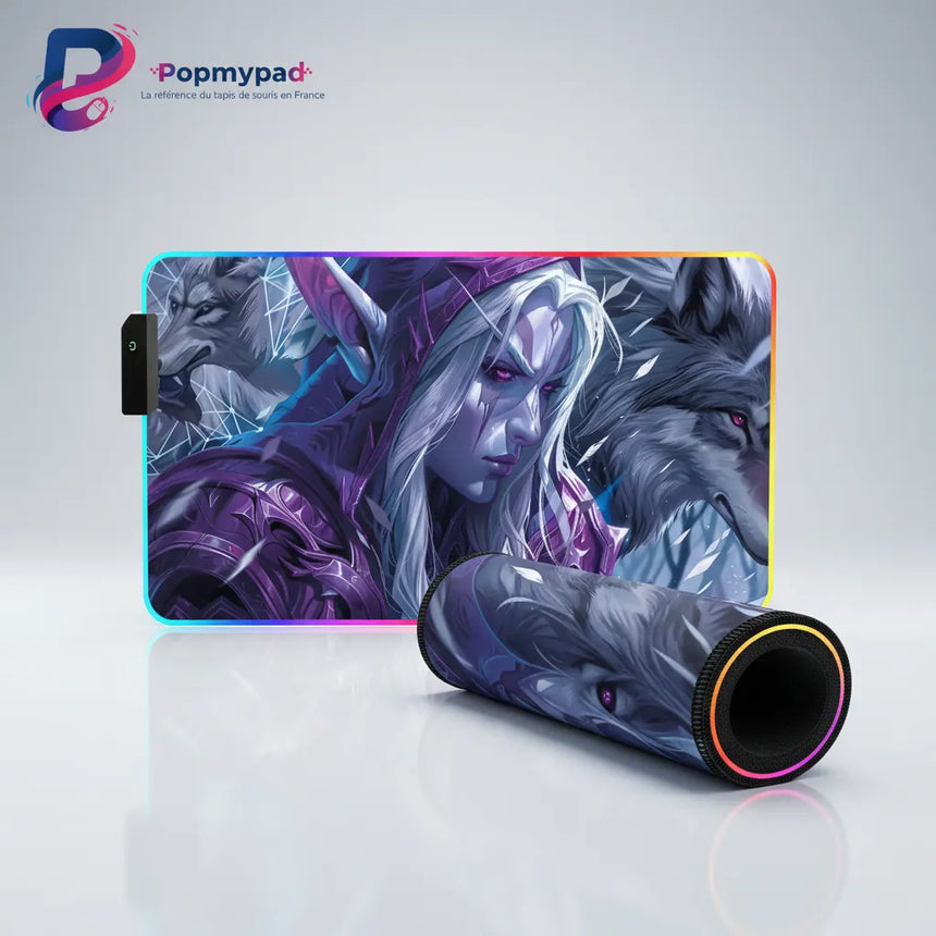 RGB Gaming Mouse Pad - World of Warcraft Night Hunt Edition