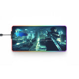 Tapis de souris Gaming RGB - Final Fantasy Edition Noctis Précision & Immersion avec design nocturne.