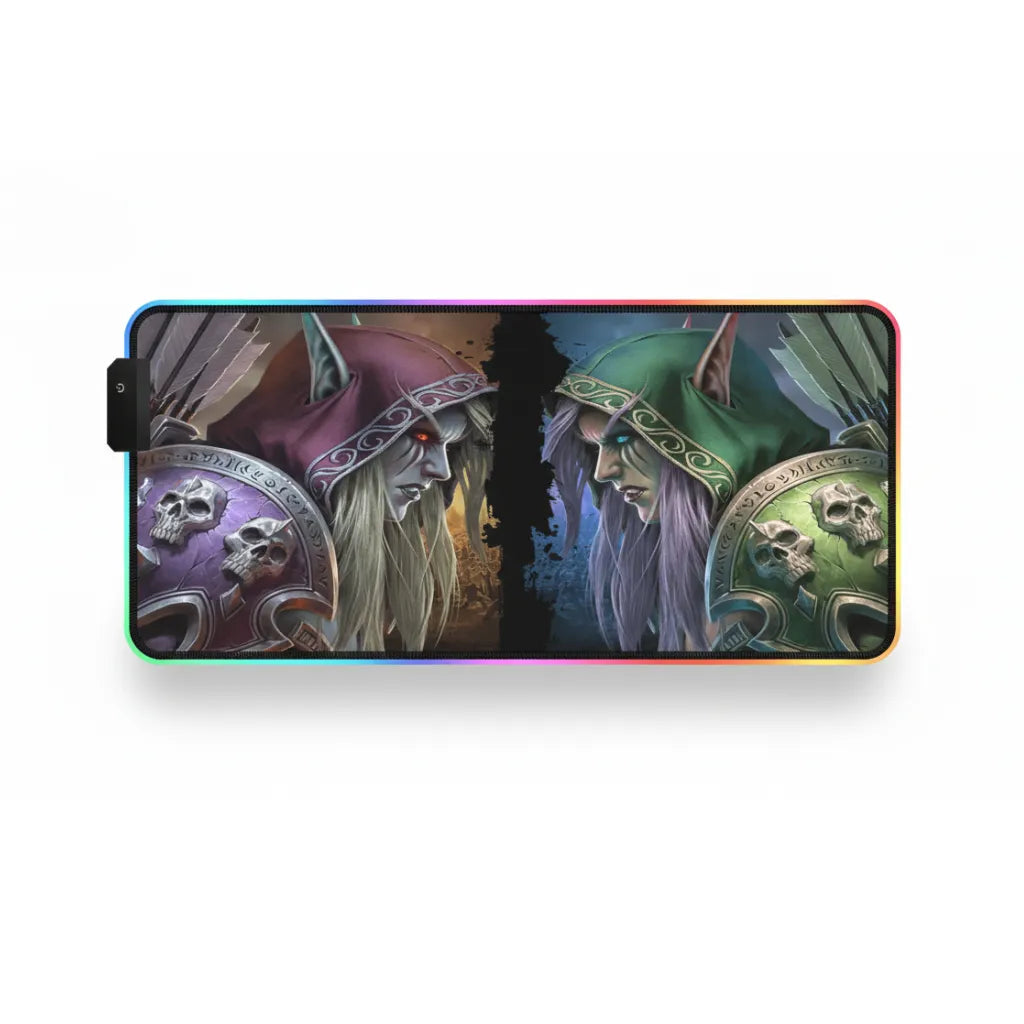 RGB Gaming Mouse Pad - World of Warcraft: Sylvanas Edition - Precision Esports XXL