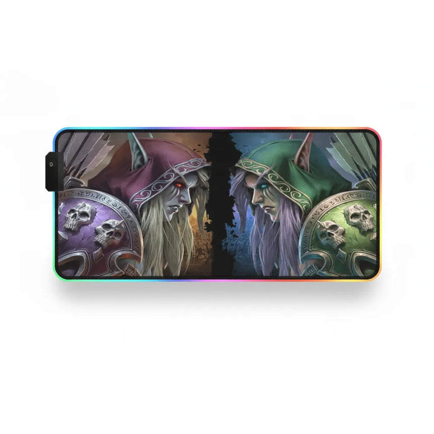 RGB Gaming Mouse Pad - World of Warcraft: Sylvanas Edition - Precision Esports XXL