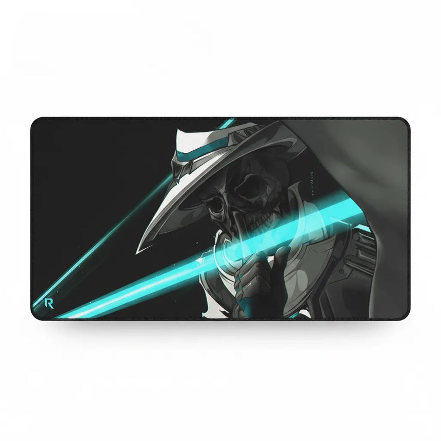 Tapis de souris Gaming RGB Valorant - Édition Cypher Surveillance XXL avec design Cypher en style cybernétique