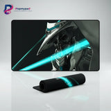 Tapis de souris Gaming RGB Valorant - Édition Cypher Surveillance XXL avec design de Cypher et éléments futuristes.