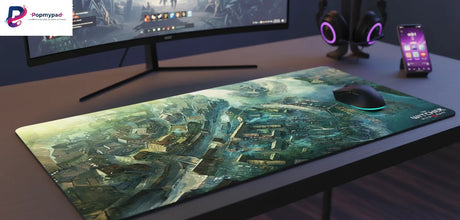 Tapis de souris Gaming The Witcher - Édition Novigrad | Glisse Ultime & Précision sur un bureau moderne