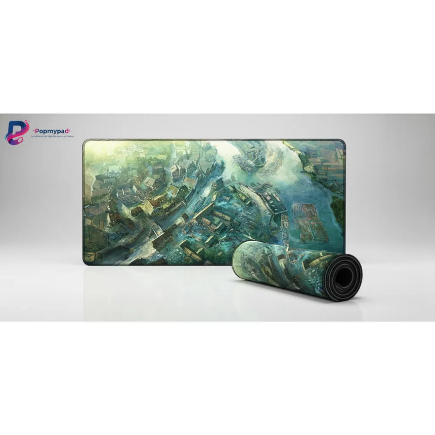Tapis de souris Gaming The Witcher - Édition Novigrad | Glisse Ultime & Précision avec illustration de Novigrad