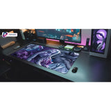 Tapis de souris Gaming World of Warcraft - Édition L'Appel de la Nuit - Glisse Esport sur un bureau moderne.