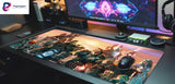 Tapis de souris Gaming World of Warcraft - Édition Légendes d'Azeroth XXL avec fresque des héros d'Azeroth