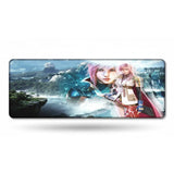 Tapis de souris Gaming XXL - Édition Légende de Lightning : Précision & Esthétique Fantasy avec héroïne iconique.