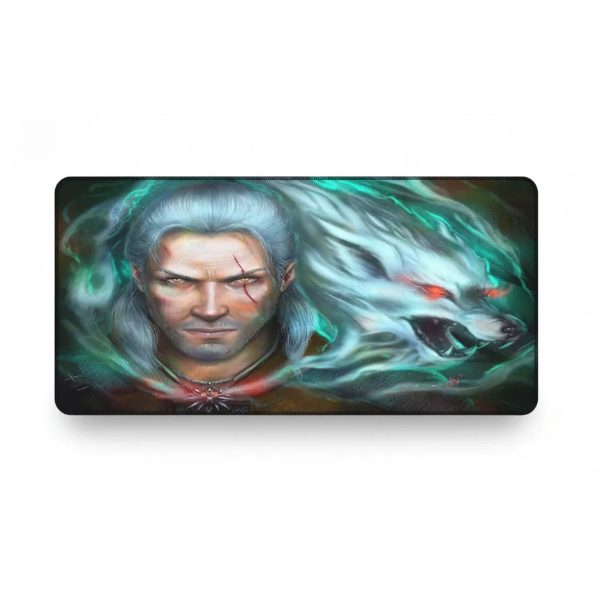 XXL Gaming Mouse Pad - The Witcher White Wolf Edition – Ultimate Precision & Glide