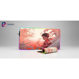 Demon Slayer XXL Gaming Mouse Pad - Solar Breath RGB Edition