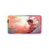 Demon Slayer XXL Gaming Mouse Pad - Solar Breath RGB Edition