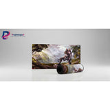 Tapis de souris God of War - Édition Kratos & Atreus Précision & Glisse Ultime avec illustration de Kratos et Atreus.