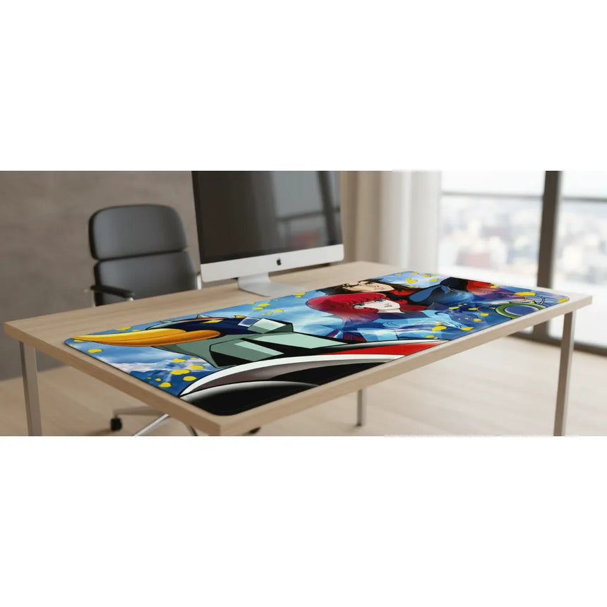 Goldorak XXL Mouse Pad - Actarus & Phénicia - Premium Collector's Edition