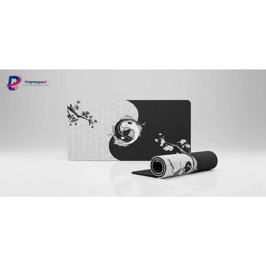 Japanese Yin-Yang Mouse Pad: The Eternal Balance of Koi Carp