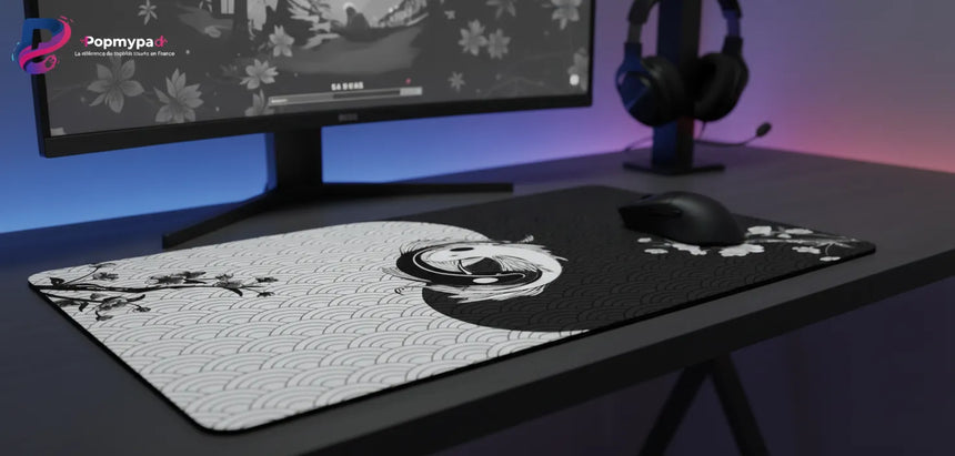Japanese Yin-Yang Mouse Pad: The Eternal Balance of Koi Carp