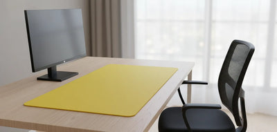 Solar Yellow Mouse Pad - Minimalist Design & Premium Precision