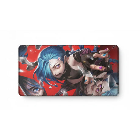Tapis de souris Jinx Arcane - Édition Limitée "Chaos Chromatique" – Précision Esport avec illustration haute définition.