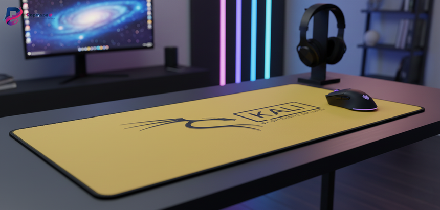 Kali Linux Mouse Pad - Cyber-Yellow Offensive Security Edition