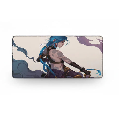 Tapis de souris League of Legends - Jinx Edition | Glisse Ultime & Design Arcane avec illustration de Jinx