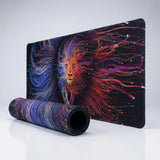 Luminous Lion Mouse Pad - Light Painting Artistic Edition