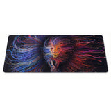 Luminous Lion Mouse Pad - Light Painting Artistic Edition