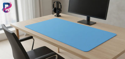 Minimalist Mouse Pad - Serenity Sky Blue