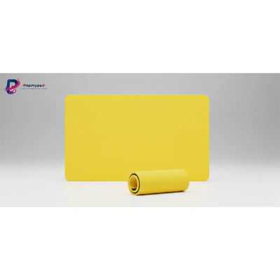 Minimalist Solar Yellow Mouse Pad - Serenity & Comfort