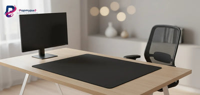 Minimalist Black Mouse Pad - Premium Comfort & Precision