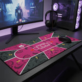 Texas Hold'em Poker Mouse Pad - Damask Design Royal Edition