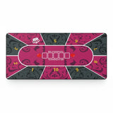 Texas Hold'em Poker Mouse Pad - Damask Design Royal Edition