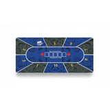 Texas Hold'em Poker Mouse Pad - Royal Edition Blue & Baroque