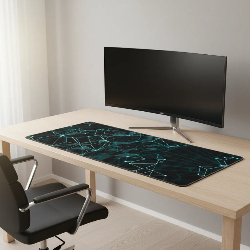 Polygon Mouse Pad - High Precision Cyber ​​& Gaming Design