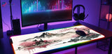 RGB Mouse Pad - Japanese Serenity & Cherry Blossoms (Artistic Edition)