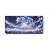 Tapis de souris Renard Éthéré – L'Harmonie Zen pour votre Bureau avec un design éthéré de renard astral.