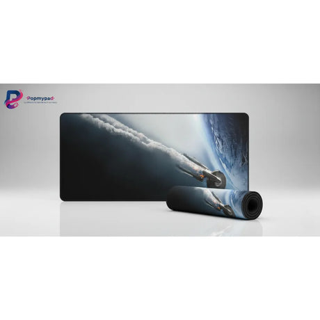 Tapis de souris Star Trek - L'USS Enterprise : L'Odyssée Interstellaire avec une image de vaisseau spatial