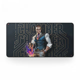 Tapis de souris Valorant - Édition Chamber - XXL RGB & Précision Ultime avec l'agent Chamber en design sophistiqué.