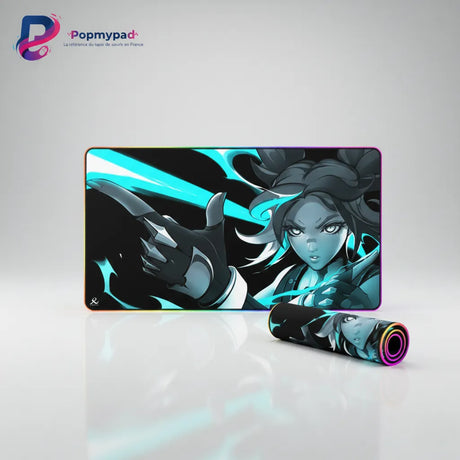 Tapis de souris Valorant - Édition Neon - Précision & RGB XXL avec illustration dynamique de Neon