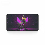 Tapis de souris Valorant - Édition Reyna - XXL RGB & Précision Ultime avec personnage en arrière-plan.