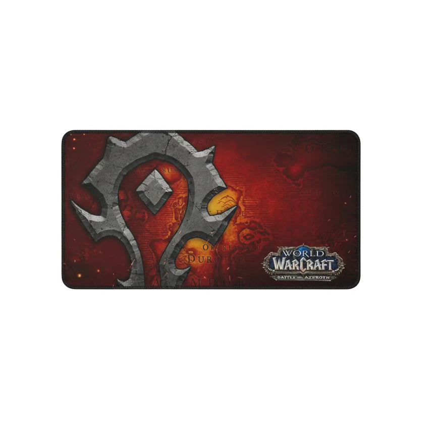 Tapis de souris World of Warcraft - Édition Horde Domination & Précision avec logo emblématique de la Horde.