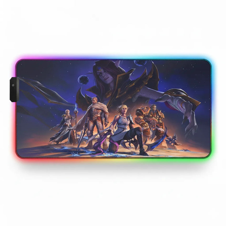 World of Warcraft RGB Mouse Pad - Legends of Azeroth XXL Edition