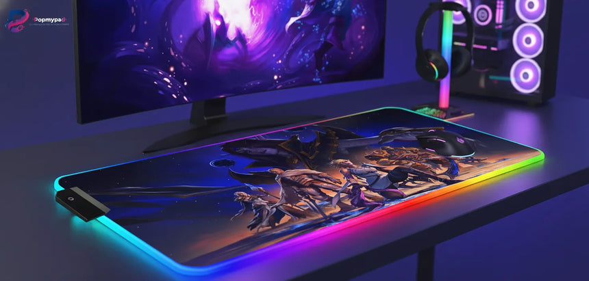 World of Warcraft RGB Mouse Pad - Legends of Azeroth XXL Edition