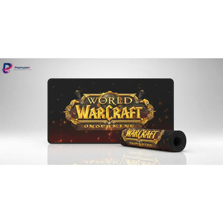 Tapis de souris World of Warcraft  Undermine Edition – Performance & Précision Gamine avec logo et design industriel.
