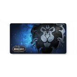Tapis de souris World of Warcraft – Édition Alliance : Battle for Azeroth avec logo du Lion et esthétique sombre.